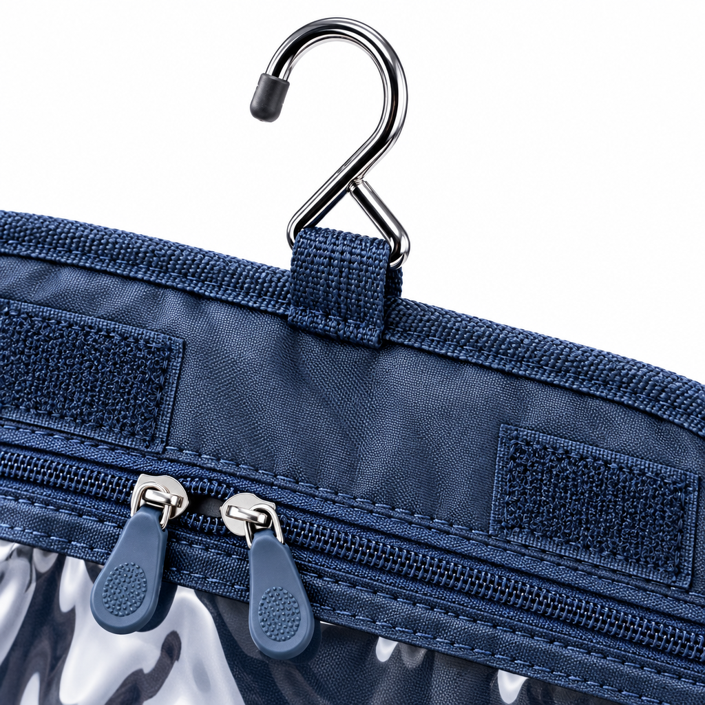 Close-up Hook and Zipper Detail