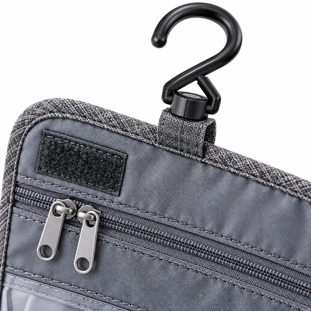 Close-up Hook and Zipper Detail